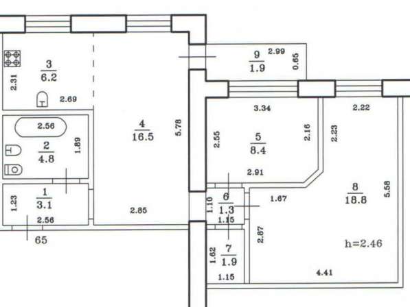 Продам комнату в Уфа.Жилая площадь 15,30 кв.м. в Уфе фото 11
