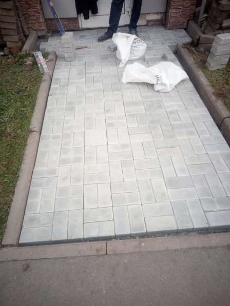 Кладка брусчатки в Кемерове фото 12
