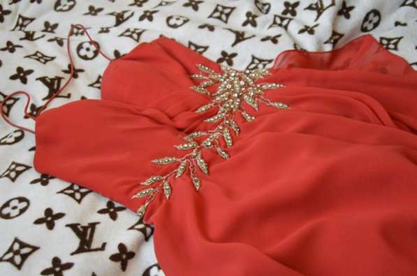Вечернее платье, выпускное платье красное