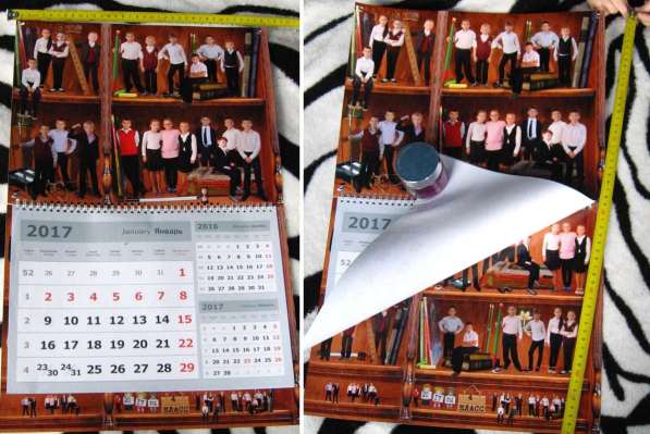 Календарь на пружине с вашими фото. разные варианты в Батайске фото 5
