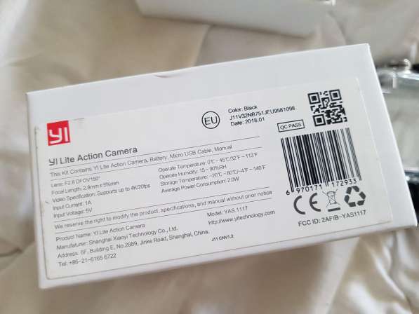 Xiaomi YI Lite Action Camera. Экшн камера+аквабокс в фото 3
