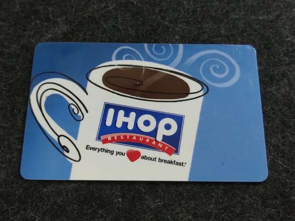 США Подарочная карта ресторана " IHOP ". Не использованная