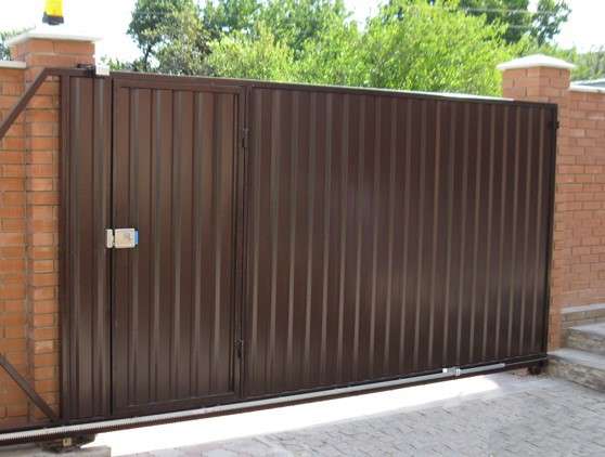 Откатные ворота в Ногинске в Ногинске фото 22