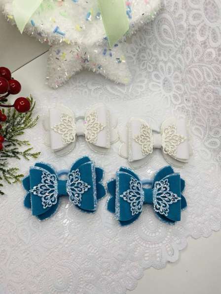 Новогодние Бантики и заколочки ручной работы в Анжеро-Судженске фото 8