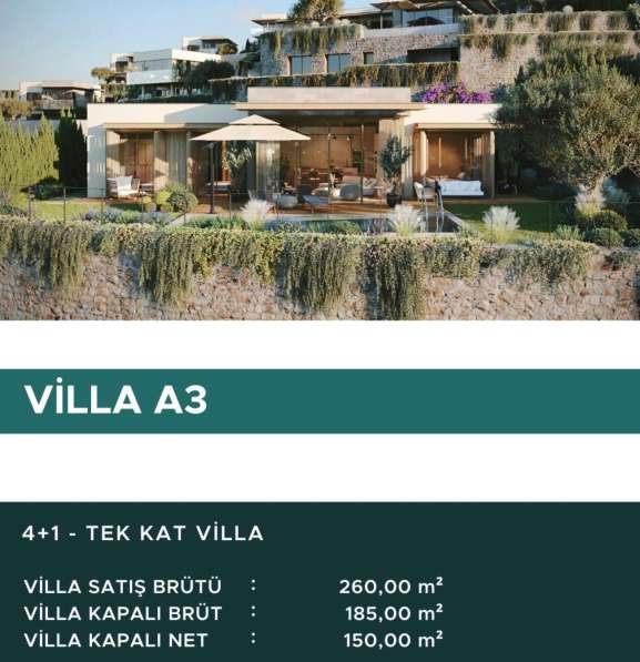 Вилла 300м² Турция, Бодрум, Ялыкавак в фото 6