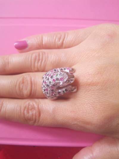 Серебряное кольцо с сапфирами, рубинами в Москве фото 3