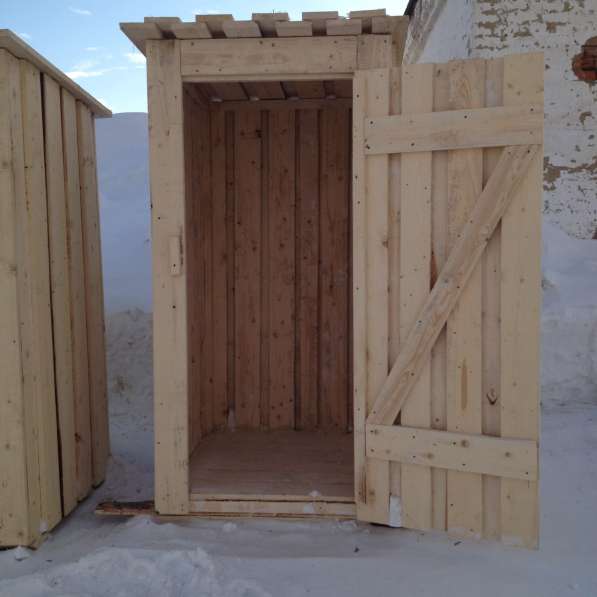 Туалет дачный деревянный в Кемерове фото 3