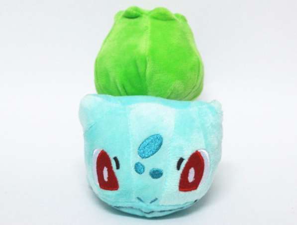 Мягкая игрушка покемон Бульбазавр (Bulbasaur) в Перми фото 5