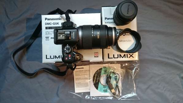 Фотоаппарат Panasonic Lumix DMC-G5. с вторым объективом H-FS в Санкт-Петербурге фото 8