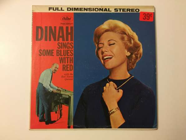 DINAH SHORE Capitol T-1354 1st press 1960 US original blues