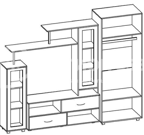 Стенка для гостиной в Москве