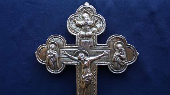 Старинный напрестольный крест. Серебро в Санкт-Петербурге фото 17