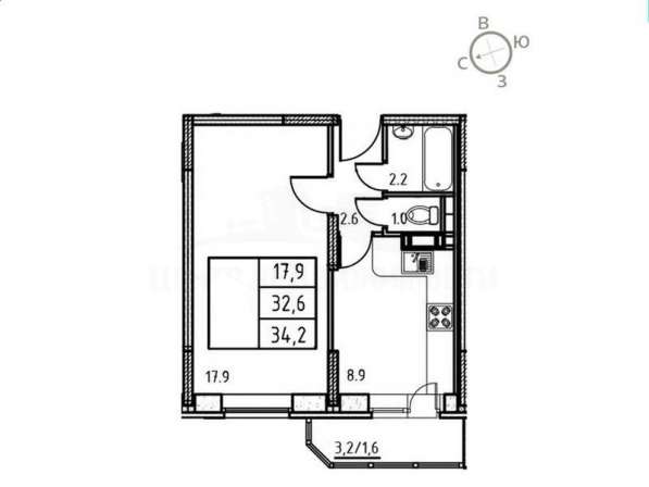 Продам однокомнатную квартиру в Ногинск.Жилая площадь 34 кв.м.Этаж 3.Есть Балкон.