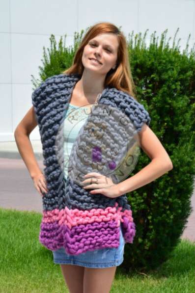 Толстая пряжа 100%шерсть цвет №28 МУССОН в фото 15