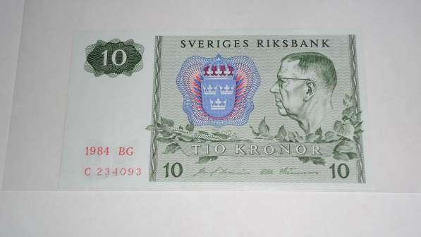 Швеция, 10 крон, 1984 г., Unc