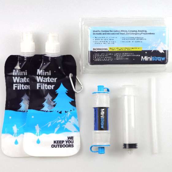 Portable water filter emergency camping trip equipment в фото 3