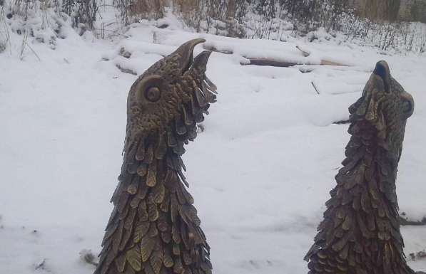 Скульптура "Глухари" в Краснодаре фото 3