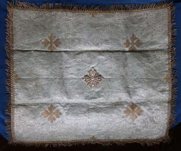Старинный евхаристический воздух шитый серебром и золотом в Санкт-Петербурге фото 12