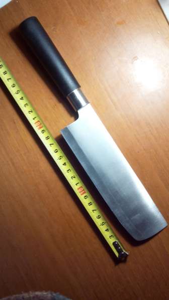 Кухонный нож топорик нержавеющая сталь 18,5 см, луганск в фото 5