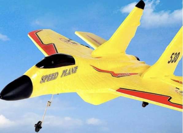 Радиоуправляемая, детская игрушка - самолет с пультом в фото 9