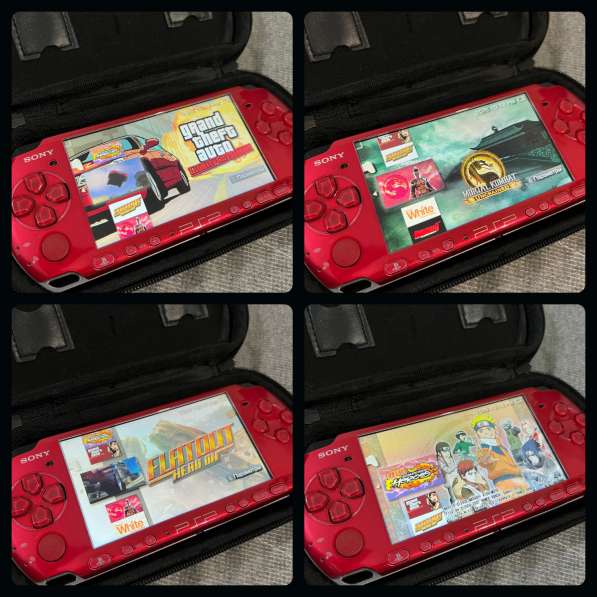 Sony PSP 3008 лимитированная красная, 40 + игр в Екатеринбурге фото 7