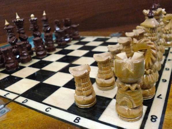 Игра шахматы - резные из дерева от Автора в Москве фото 13