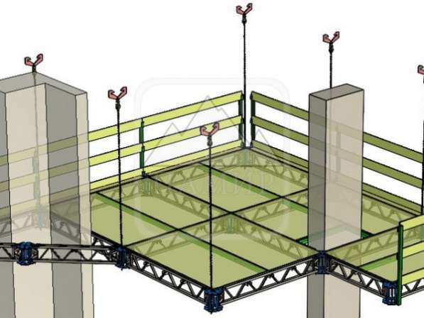 алюминиевые подвесные леса АПЛ