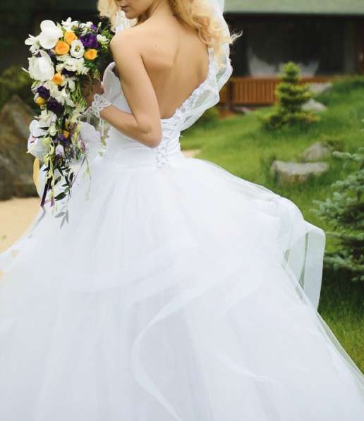 Свадебное платье принцессы в Москве фото 4