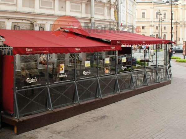 Прозрачные ПВХ шторы для летних кафе в Москве фото 4