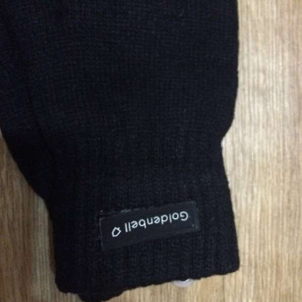 Вязанные тёплые перчатки