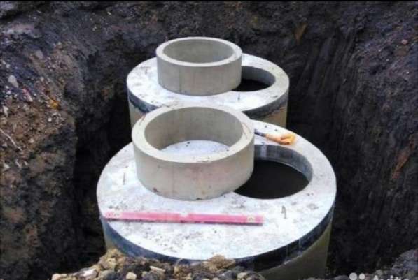 Септик бетонные кольца 6.9м3 для канализации в частный дом в Тюмени фото 7