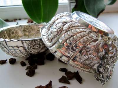 Две серебренных вазочки для сладостей в Москве фото 4