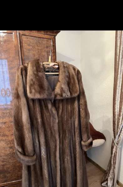 Вязаная норковая шуба