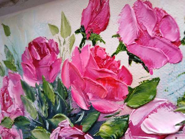 Картина маслом "Букет из роз." в Ростове-на-Дону фото 3