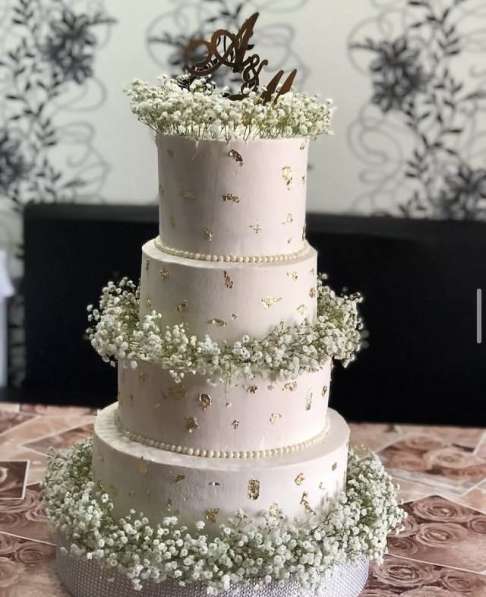 Свадебный торт на заказ в Сальске фото 5