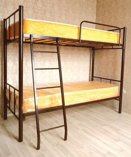 Кровати на металлокаркасе, двухъярусные, односпальные в Ялте фото 3