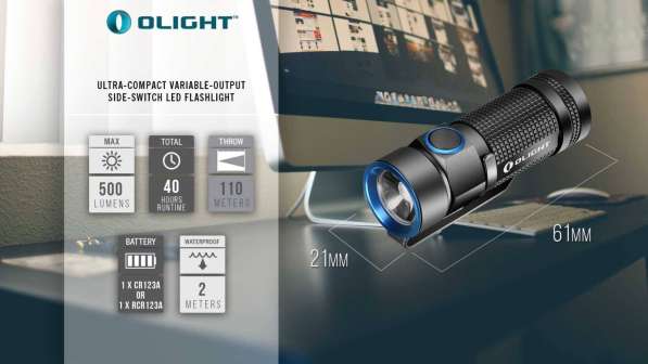Olight EDC фонарь Olight S1 Baton LED в Москве фото 4