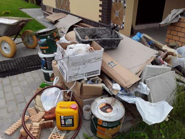 Вывоз мусора хлама мебели в Москве фото 6