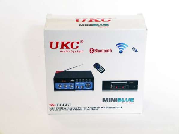 Усилитель звука UKC SN-666BT - USB, SD, FM, MP3! 300W+300W в фото 7