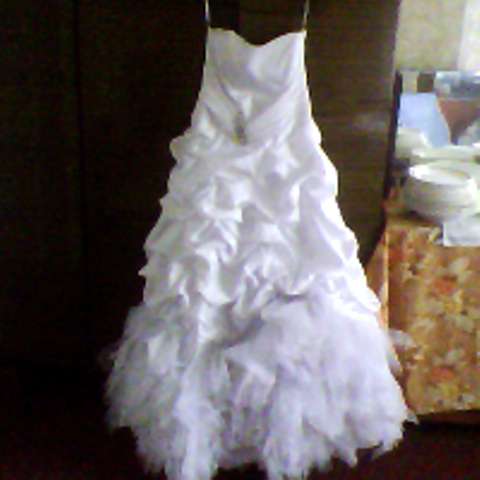 Платье свадебное с накидкой