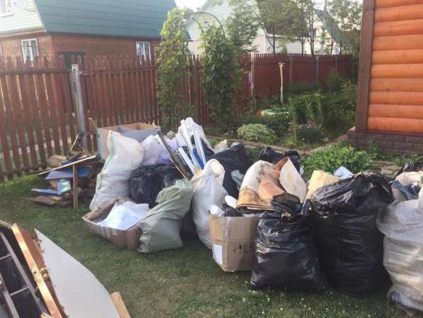 Вывоз мусора хлама мебели в Москве фото 5