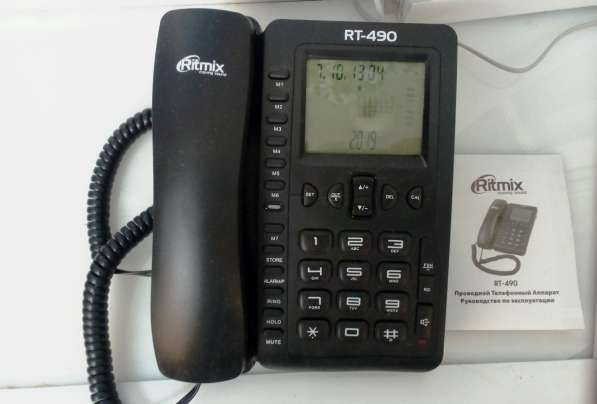 Телефон проводной Ritmix RT-490 (аон)