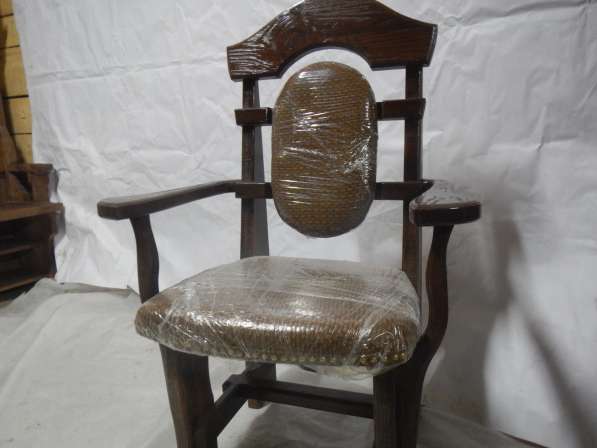 Стул-кресло из массива, ручной работы в Туле фото 3