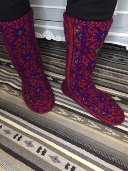 Дагестанские джурабы(носки), связанные вручную в Москве фото 3