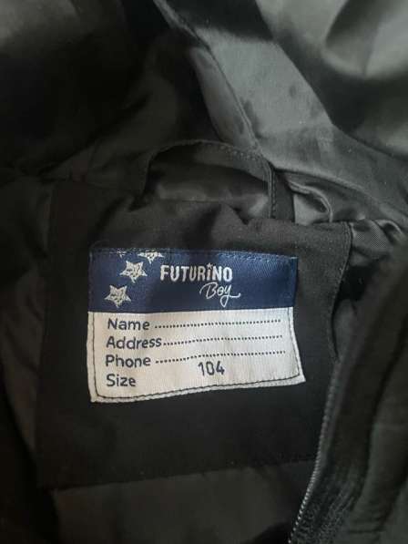 Чёрная детская куртка и штаны размер-104 в Сургуте фото 4