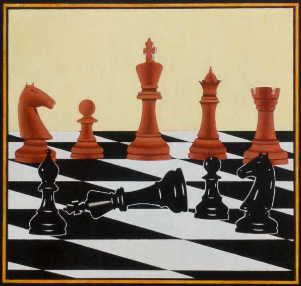 Шахматы в живописи № 1 в Москве фото 14