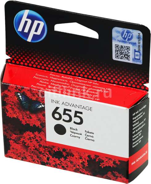 Картридж HP 655 черный