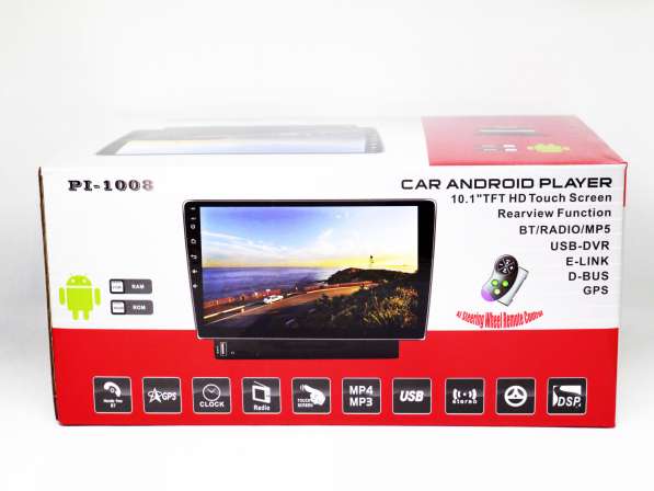 1din Pioneer Pi-1008 10" Экран /4Ядра/1Gb Ram/ Android в фото 9
