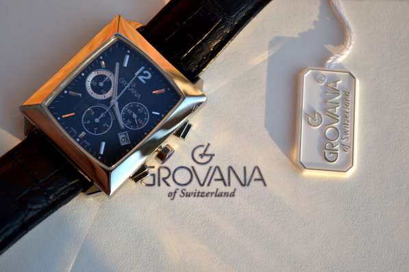 Швейцарские часы Grovana, хронограф, сапфировое стекло в Рязани фото 3