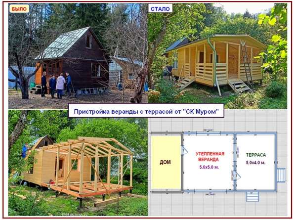 Пристроим веранду к дому в Сергиевом Посаде фото 8